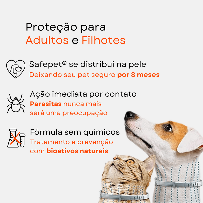 Colera Anti Pulgas e Carrapatos Original - 8 Meses de Proteção