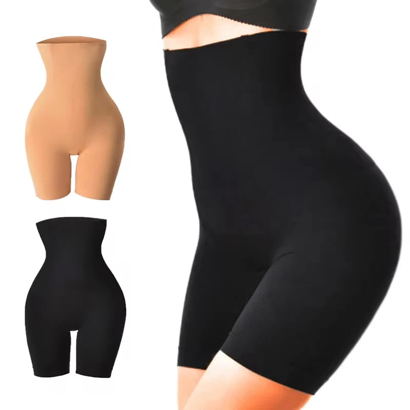 Calcinha modeladora de cintura alta, shorts modeladores femininos para mulheres.