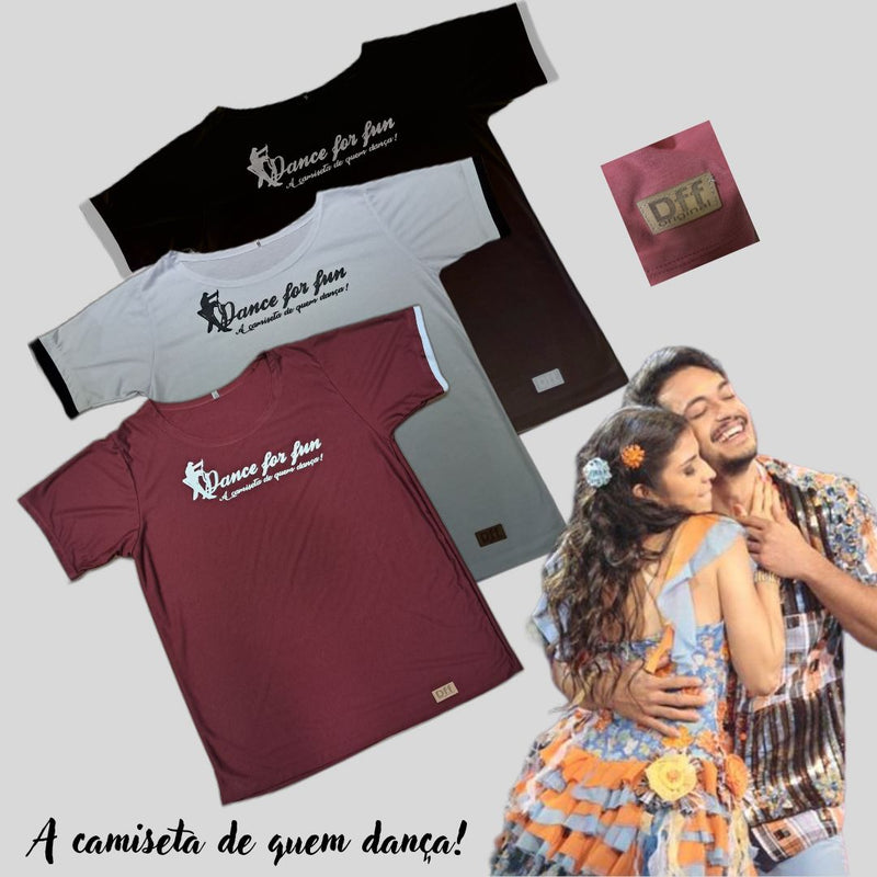 Camiseta de dança masculina Dance For Fun (Dançar por diversão)